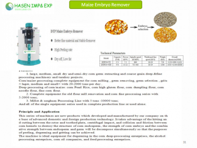 maize embryo removal
