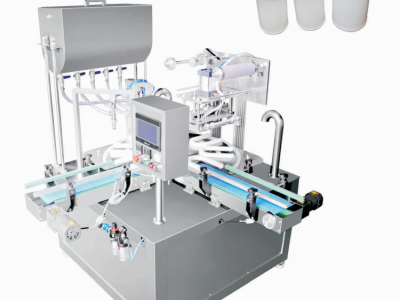 Full automatic rotary table filling vacuum sealing machine / 5