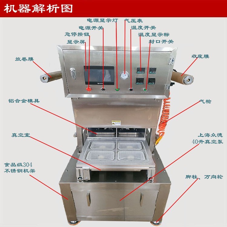 Fresh locking packaging machine