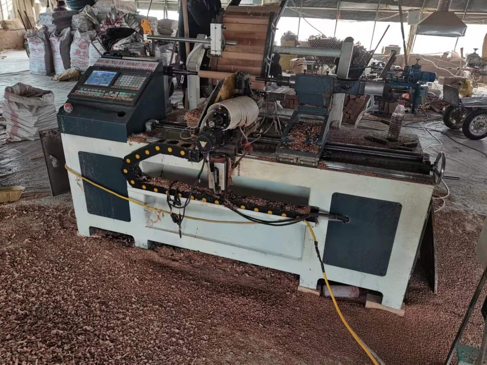 Semi automatic cylindrical forming machine / Woodworking Lathe
