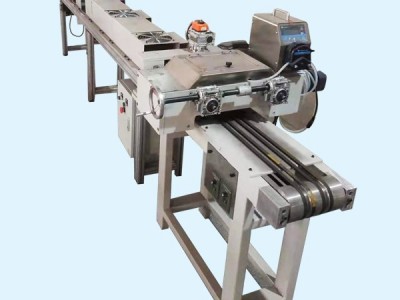 Brake pad gluing machine