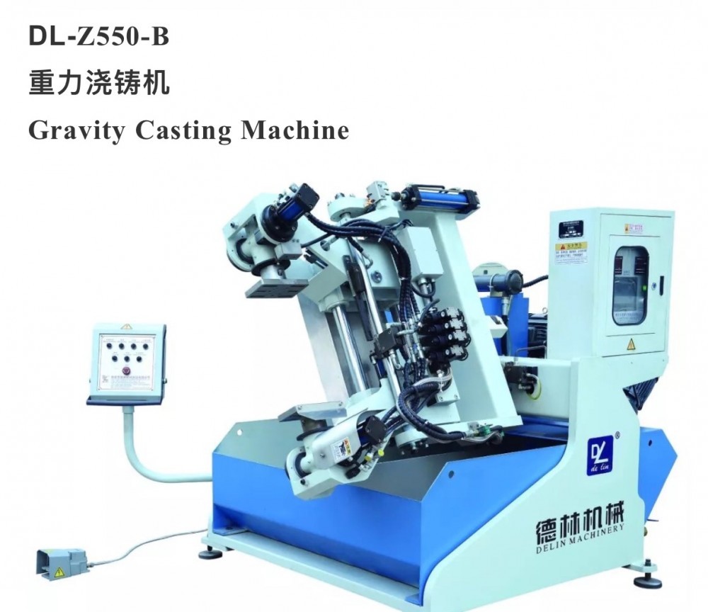 Gravity casting machine