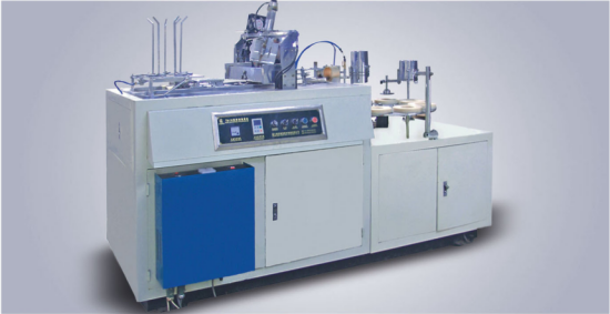 Outer jacket machine for cup