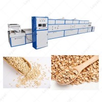 Full Automatic Oatmeal Microwave Sterilization Drying Machine