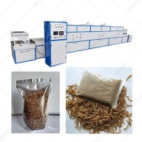Insect Microwave Dryer Sterilization Equipment Black Soldier Fly Bsf Larva Maggots Tenebrio Molitor