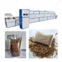 Insect Microwave Dryer Sterilization Equipment Black Soldier Fly Bsf Larva Maggots Tenebrio Molitor 