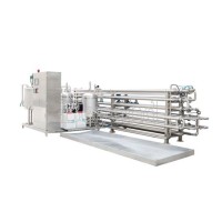 Full Automatic CIP cleaning and self sterilizing tubular uht juice sterilization machine