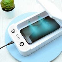 Newest Hot Selling Portable Wireless Charging UV Disinfection UVC Sterilizer Germicidal Box
