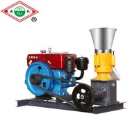 China Factory Animal Feed Pellet Processing Machine with Diesel Engine