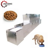 Continuous Tunnel Microwave Pet Dog Food Feed Drying Dryer Machine