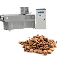 High Quality Animal Pet Cat Dog Food Machine Chicken Bird Floating Fish Feed Twin Screw Extruder Pro