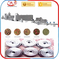 Twin Screw Floating Fish Feed Pellet Processing Machine Price