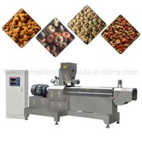 Dry Animal Aquarium Floating Fish Feed Pellet Making Extruder Pet Dog Catfish Food Processing Machin