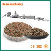 Cat Dog Food Production Plant Automatic Animal Pet Aquatic Food Processing Line Sinking Floating Fis
