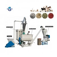 1t/H Chicken Feed Pellet Making Machine Small Feed Pellet Machine Line