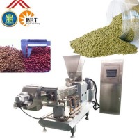 Twin Screw Extruder Floating Fish Feed and Sinking Automatic Fish Feed Machine