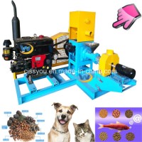 Floating Fish Feed Pellet Extruder Pellet Making Press Machine