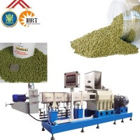 Full Automatic Floating Fish Food Processing Line Fish Feed Extruding Machine