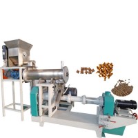 Automatic Floating Fish Feed Mill Pellet Processing Machines Floating Fish Feed Extruder Machine Pri