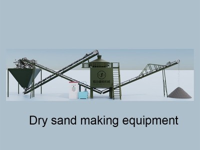 Dry sand making machine