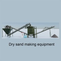 Dry sand making machine