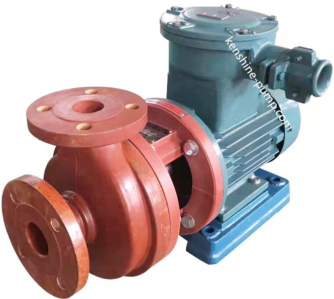 Fiberglass centrifugal pump