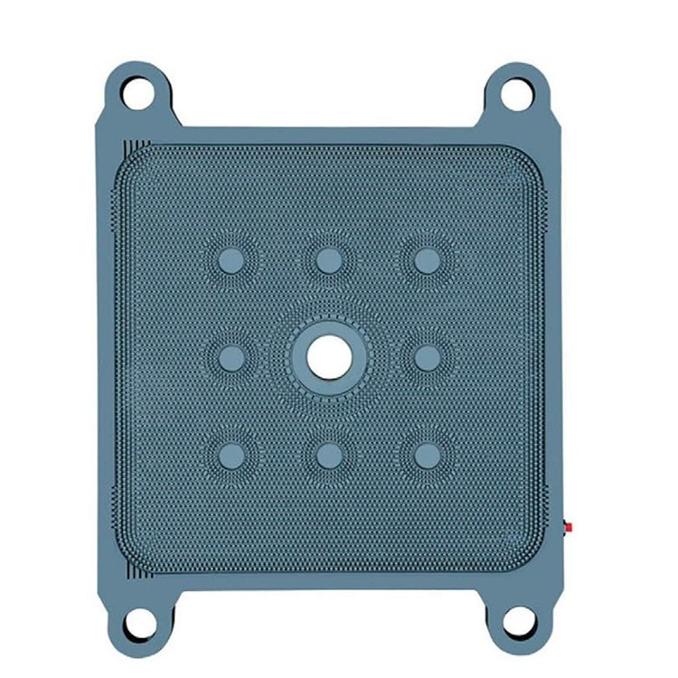 High efficiency diaphragm drain filter plate