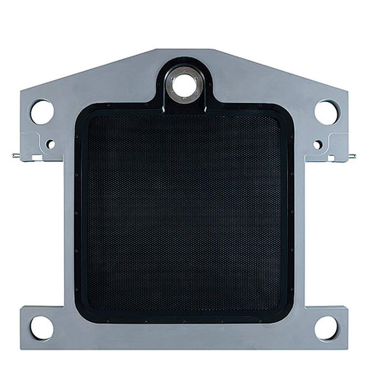 Rubber filter plate of high efficiency and fast filter press