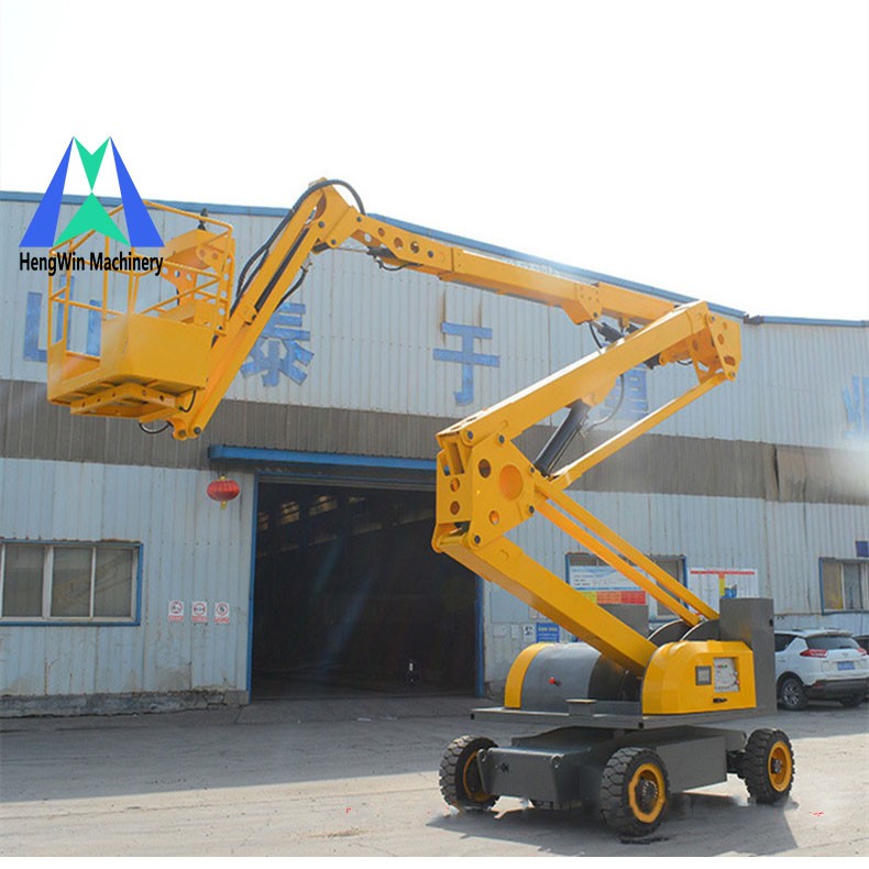 Self-propelled crank arm lift