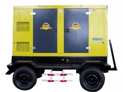 Silent mobile diesel generator / 2