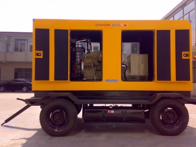 Silent mobile diesel generator / 3