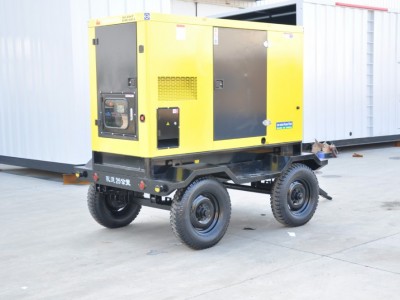 Silent mobile diesel generator / 4