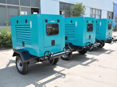 Silent mobile diesel generator / 5
