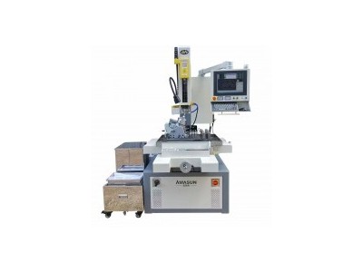 Fine hole discharge machine, punc