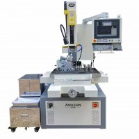 Fine hole discharge machine, punching machine, EDM punching machine