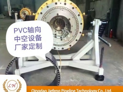PVC Axial Direction Hollow Wall Pipe Production Line / 3