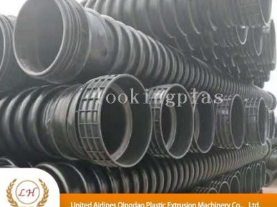 Plastic spiral pipe machine / 4
