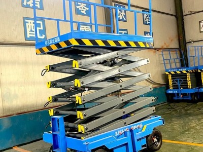 Movable shear fork hydraulic elevator / 5