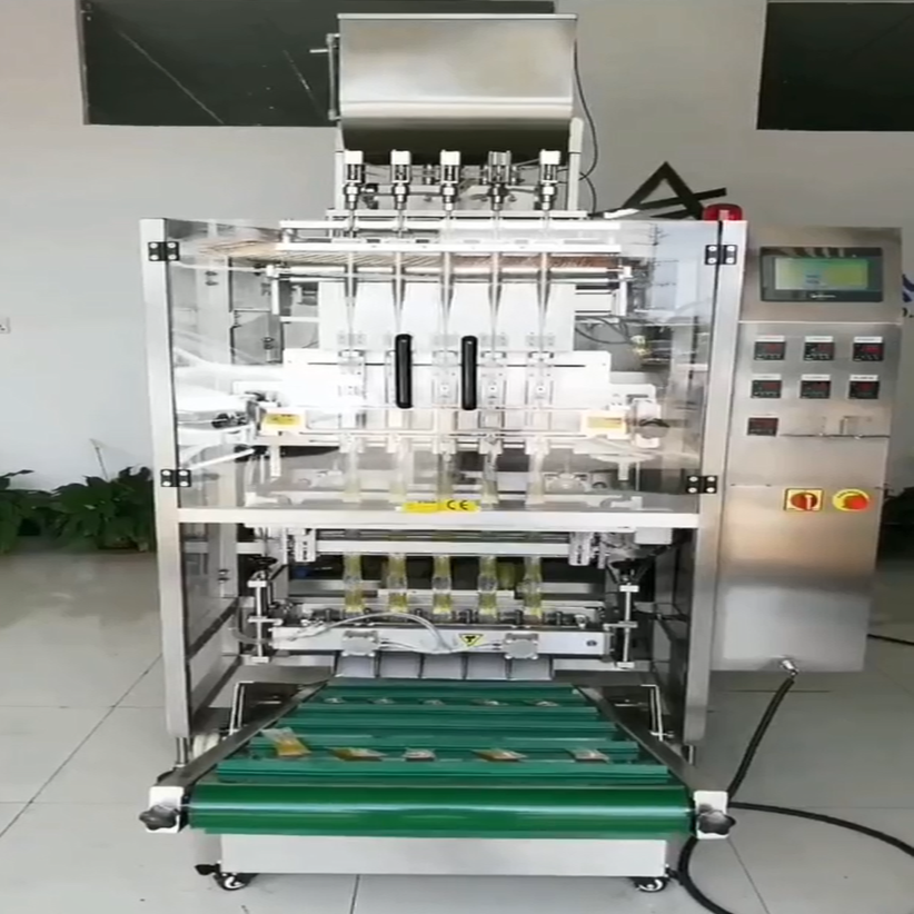 Back sealing tomato sauce packaging machine three side sealing chili sauce packaging machine full au