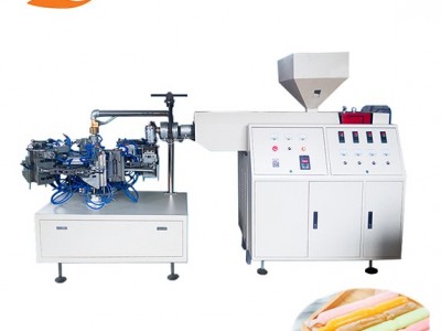 Ice lolly tube making machine