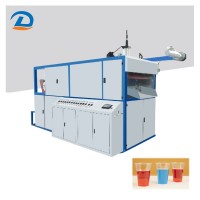Cup thermoforming machine