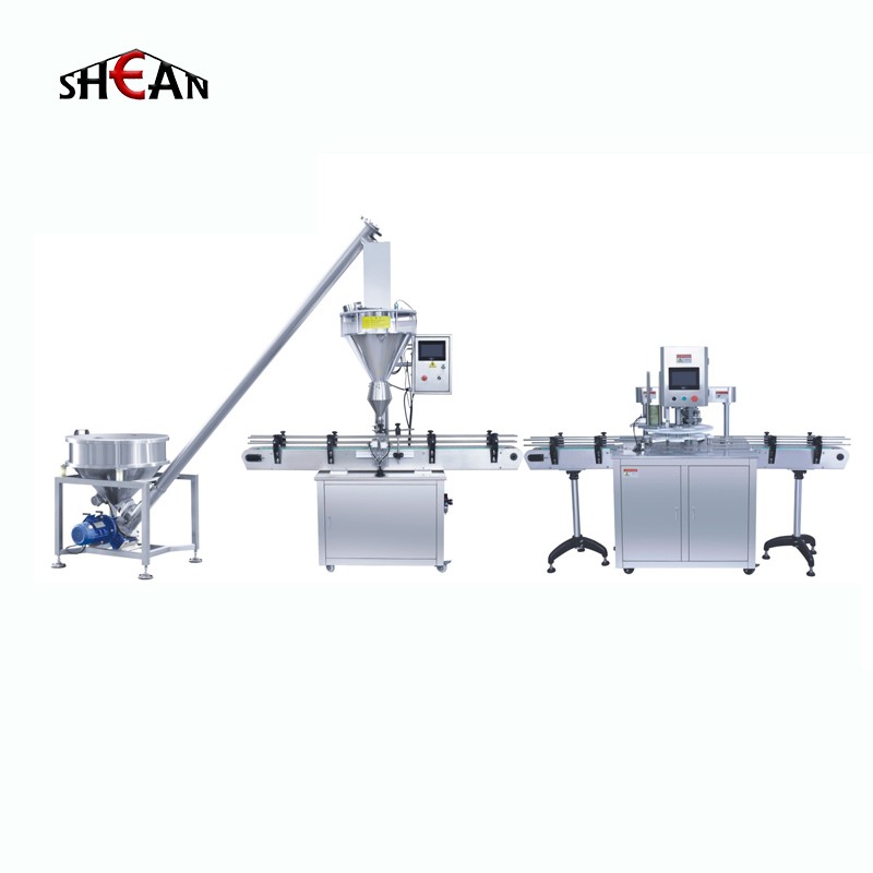 Powder filling packing line