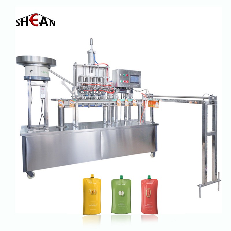 Stand up bag filling machines