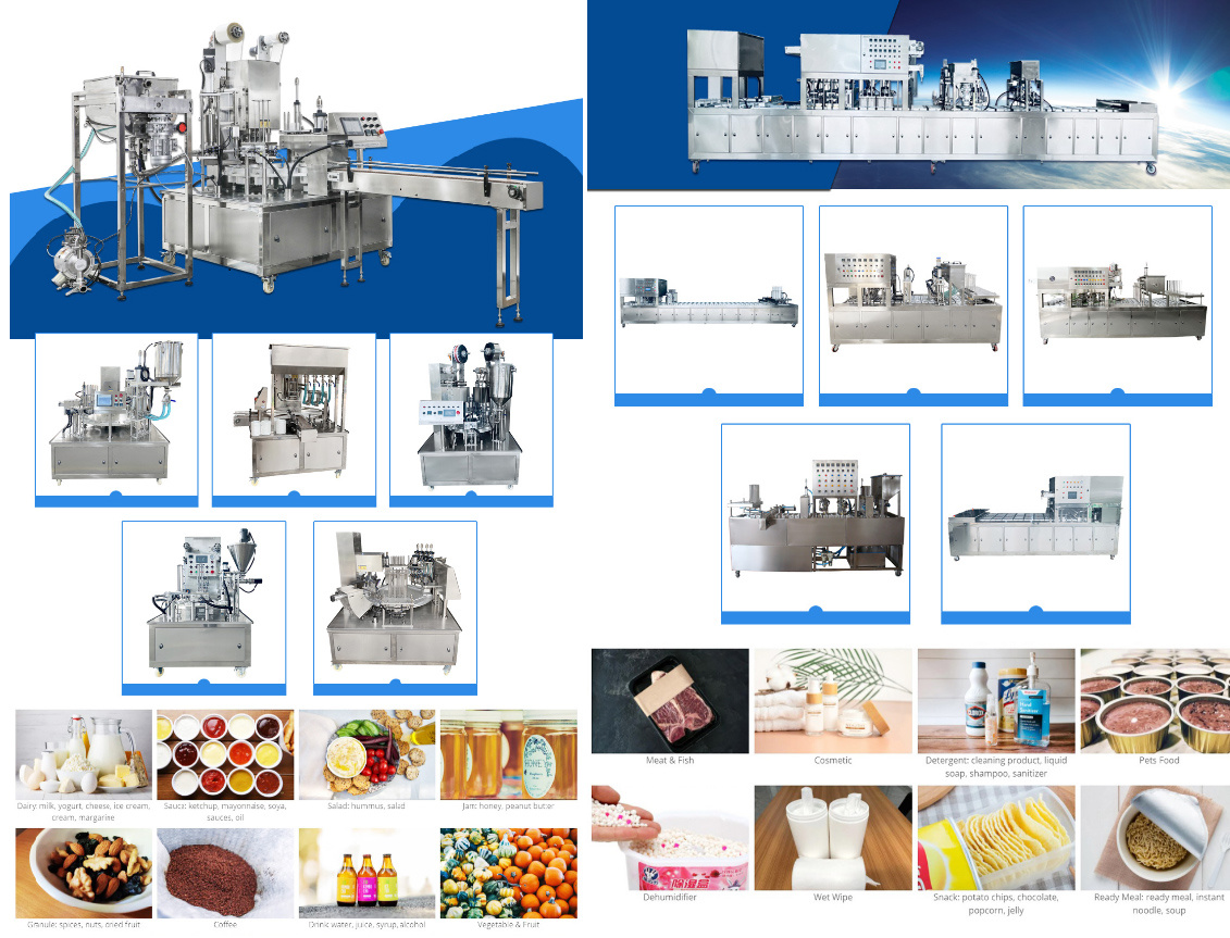 Full-Automatic Mayo<i></i>nnaise Jam Chocolate Sauce/Ketchup/Ho<i></i>ney Filling and Sealing Packing Machine