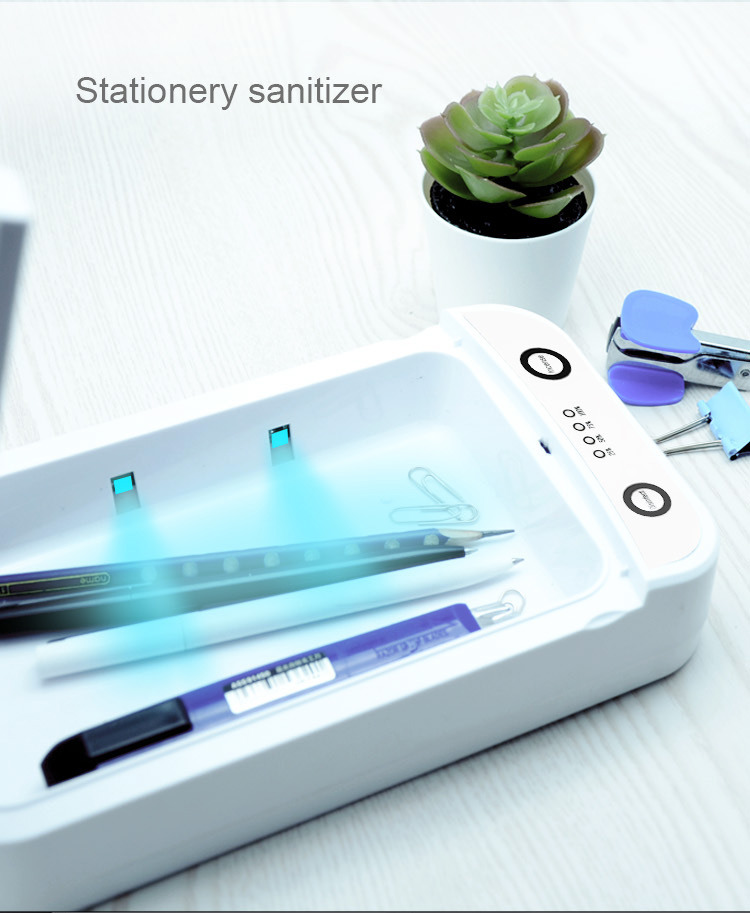 Newest Product Portable Wireless Charging UV Disinfection UVC Sterilizer Germicidal Box