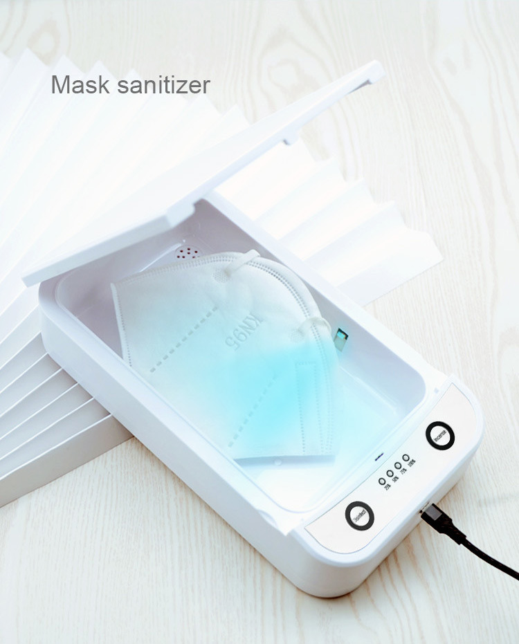 Newest Product Portable Wireless Charging UV Disinfection UVC Sterilizer Germicidal Box