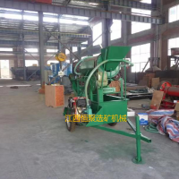 50 integrated mobile single cylinder diesel driven gold panning machine