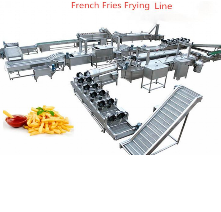 Potato French Fries Making