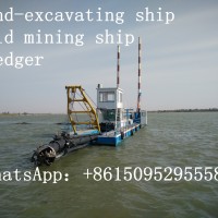 Sand-excavating ship gold