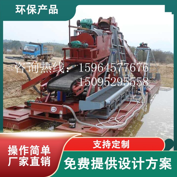 绞吸挖泥船 挖沙船  抽沙船 割草船 清淤船 淘金船 筛沙机 / 2